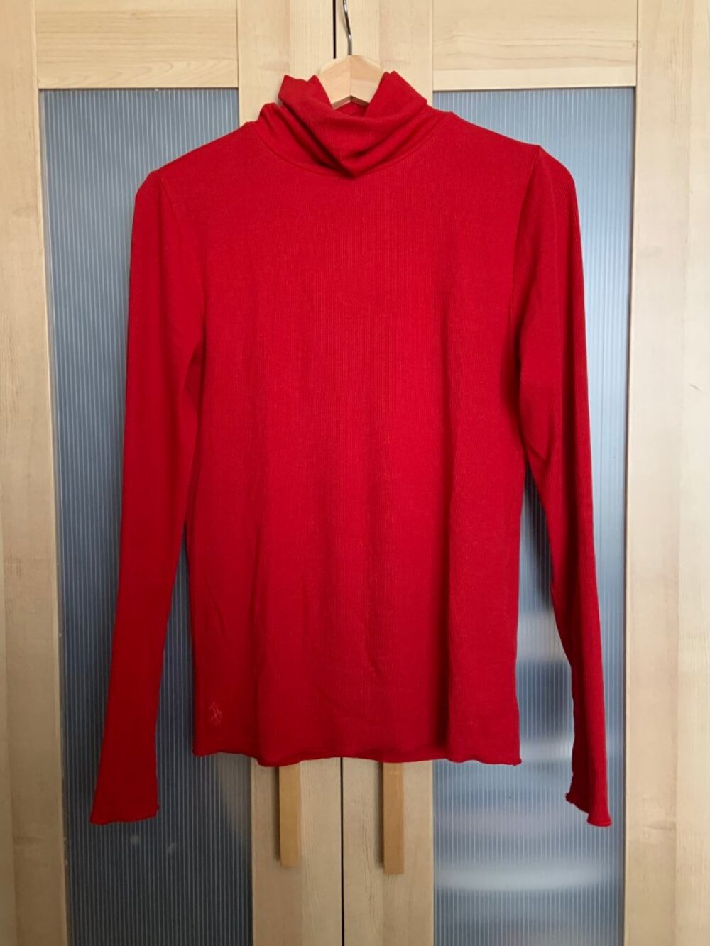 Polo Ralph Lauren Rib Turtleneck Crimson Red